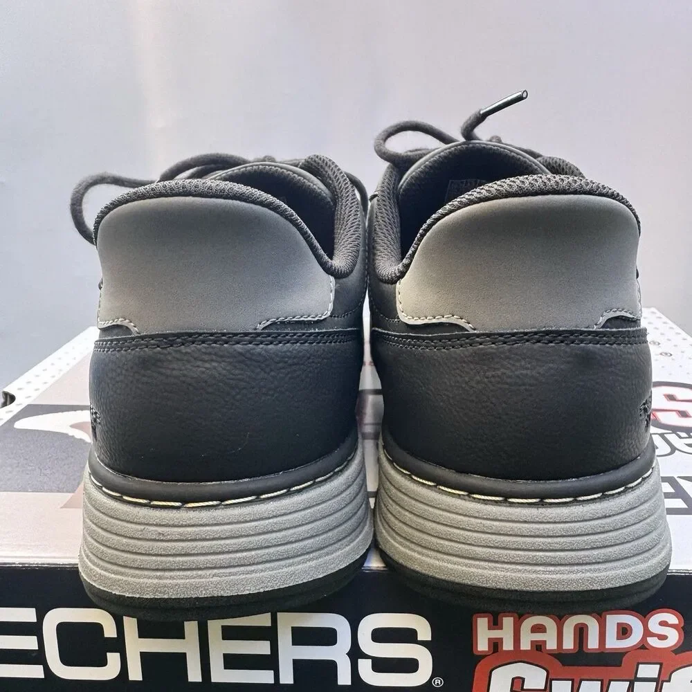 Skechers Hands Free Swift Fit Men’s 10.5 Black Waterproof Casual Sneakers